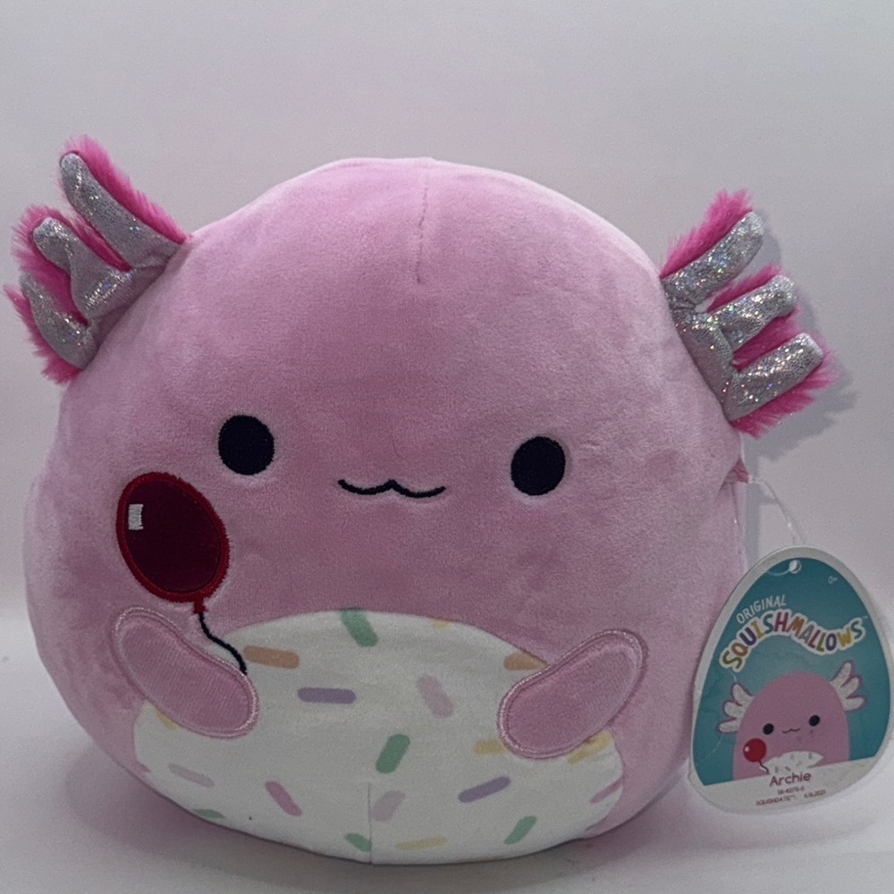 Squishmallows Archie 8" Pink Plush Toy